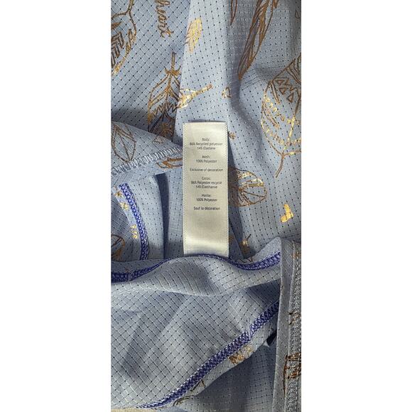 ivivva Tank Top sz 14 Free To Run Singlet Purple Rose Gold Run Loose Wrap Back - Picture 5 of 7